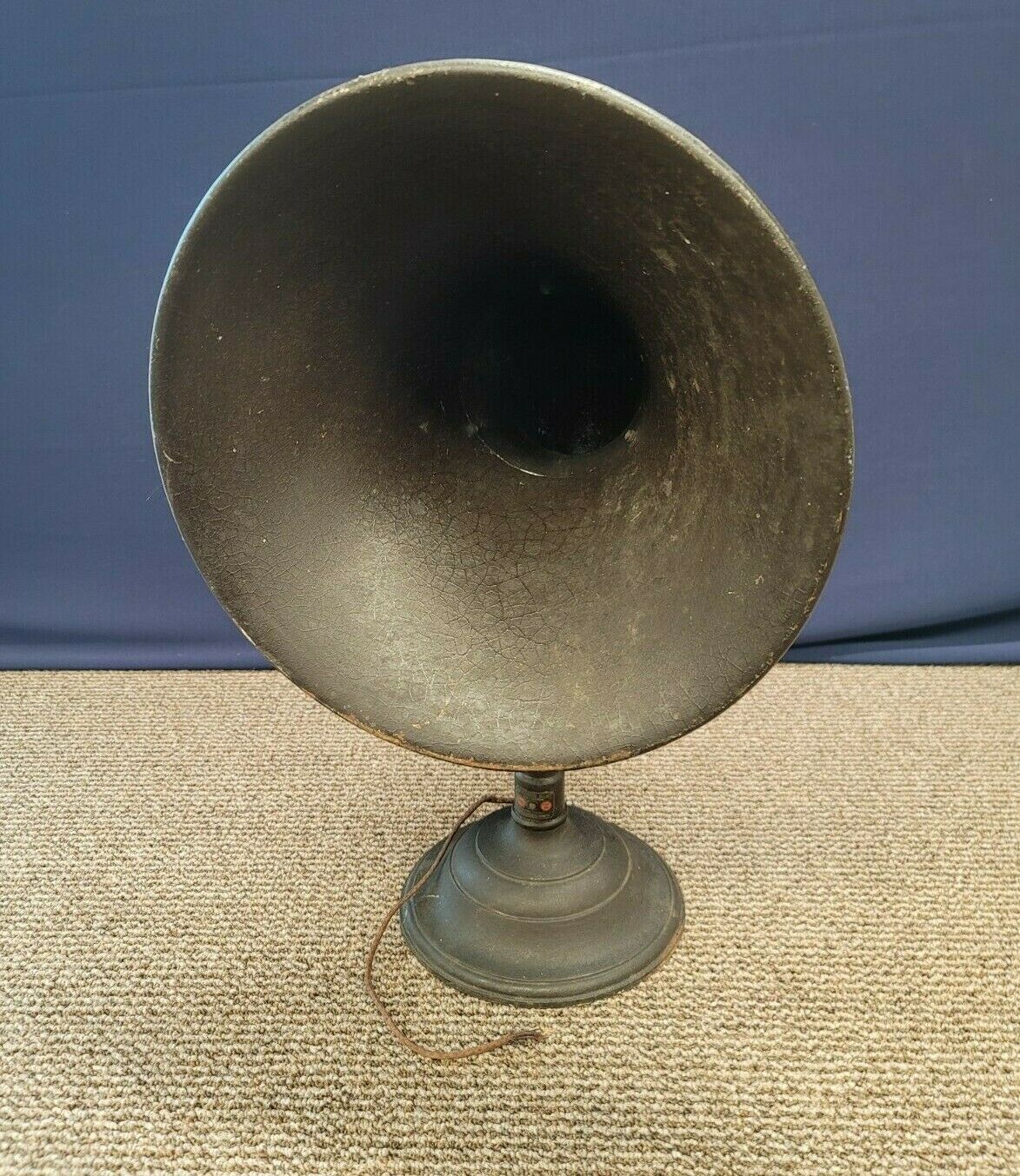 Antique Atwater Kent AK Tube Radio Type M Loud Speaker Horn Breadboard