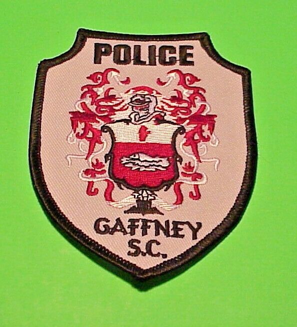 GAFFNEY  SOUTH CAROLINA  SC  4 1/2"  POLICE PATCH  FREE SHIPPING!!!